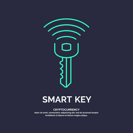 Smart key. Global Digital technologies.
