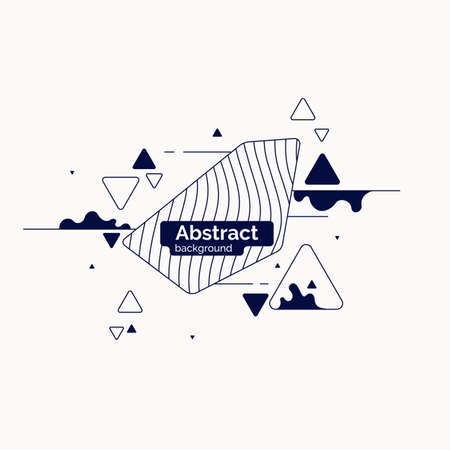 Abstract background with dynamic splash. Vector illustration in flat minimalistic styleのイラスト素材