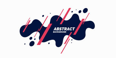 Abstract background with straight lines and splashes in minimalistic flat style. Bright vector...