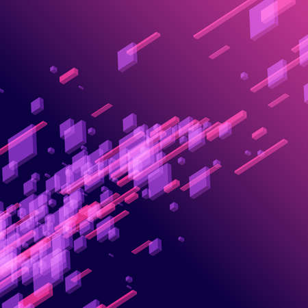 Trendy abstract background. Composition of geometric shapes. Vector illustrationのイラスト素材