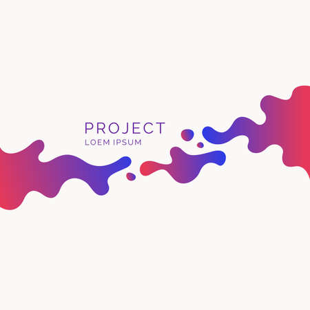 Abstract background with dynamic splash. Vector illustration in flat minimalistic styleのイラスト素材