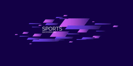 Modern colored poster for sports. Vector illustrationのイラスト素材