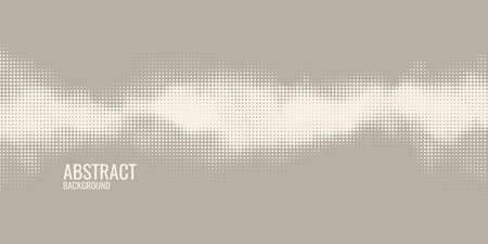 Monochrome printing raster. Abstract vector halftone background.のイラスト素材
