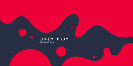 Modern backgrounds with abstract elements and dynamic shapes. Compositions of colored spots. Vector illustration. Template for design and creative ideas.のイラスト素材