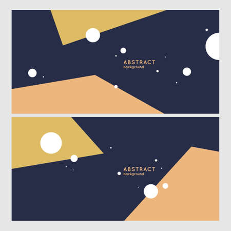 Modern abstract geometric background, vector template for the presentationのイラスト素材