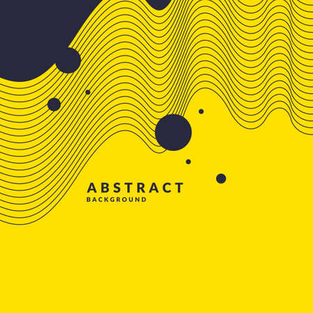 Modern background with abstract elements and dynamic shapes. Vector illustration. Template for design and creative ideas.のイラスト素材