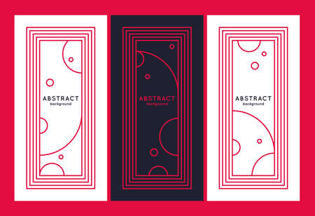 Abstract background with geometric shapes. Vector template for design.のイラスト素材