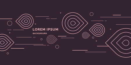 Modern abstract geometric background, template for the presentationのイラスト素材