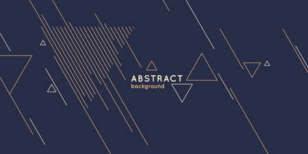 Abstract geometric background with triangles in minimalistic style.のイラスト素材