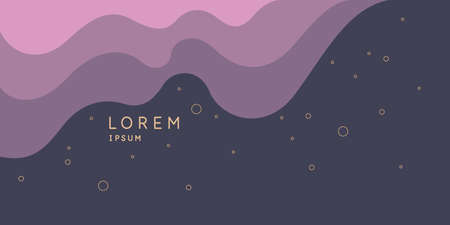 Modern backgrounds with abstract elements and dynamic shapes. Compositions of colored spots. Vector illustration.のイラスト素材