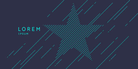 Abstract background with dynamic shapes. Vector templateのイラスト素材