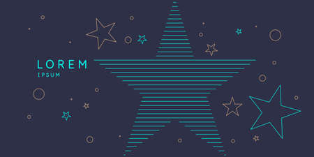 Abstract background with dynamic shapes. Vector templateのイラスト素材