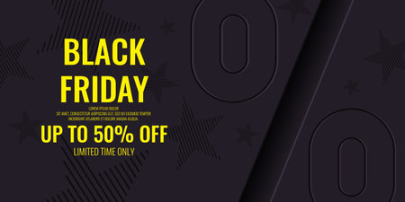 Original sale poster for Black Friday ads.のイラスト素材