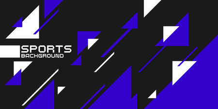 Sports poster. Abstract background with dynamic shapes. Vector templateのイラスト素材