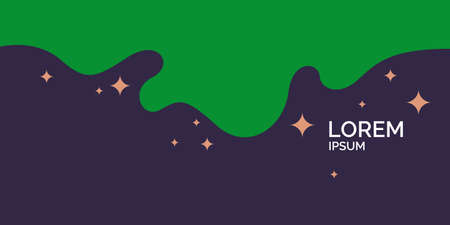 Poster with dynamic waves. Vector illustration in minimal style. Abstract background.のイラスト素材