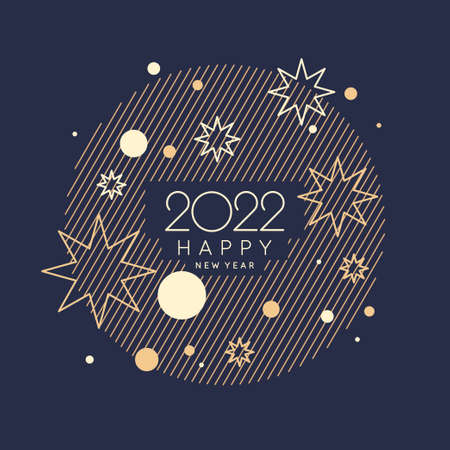 Background with the inscription Happy New Year 2021.のイラスト素材