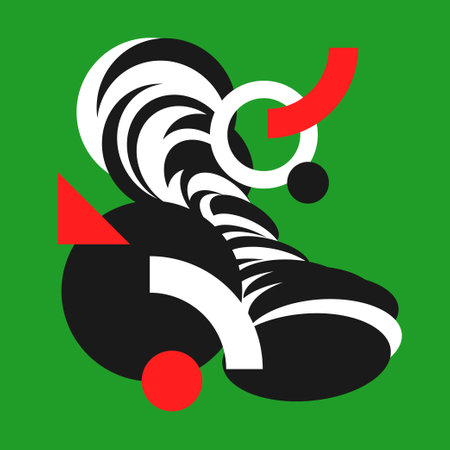 Composition with geometric shapes. Abstract background for design. Trendy stylish graphicsのイラスト素材