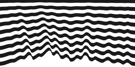 Amorphous elements with the effect of visual distortion.のイラスト素材