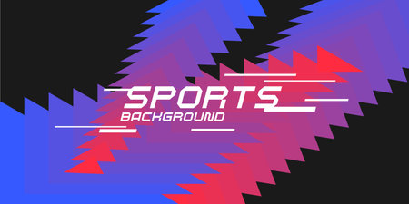 Sports poster. abstract background with geometric elements. A composition of various shapes.のイラスト素材