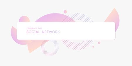 Composition with geometric shapes. Abstract background for design.のイラスト素材