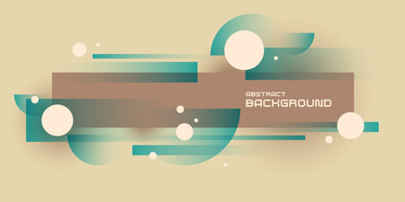 Trendy abstract background. Composition forms. Modern vector illustrationのイラスト素材