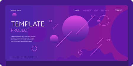 Composition with geometric shapes. Abstract background.のイラスト素材