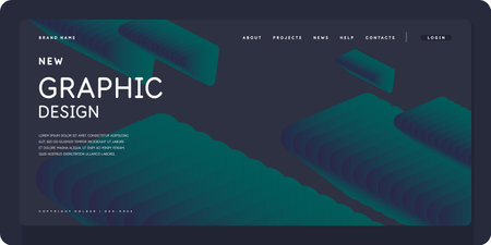 Vector illustration. Graphic elements for design and creativity. A template to use in your design. Template for text information.のイラスト素材