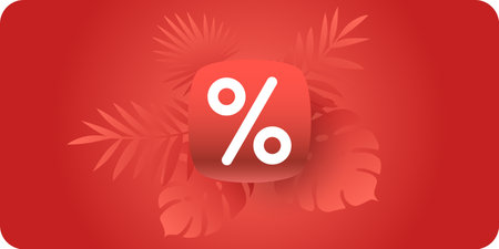 An image to advertise the sale. Poster for advertising discounts. Vector graphics in a modern style. Summer background.のイラスト素材