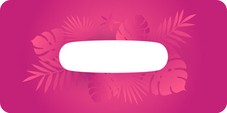 Vector graphics in a modern style. Summer background.のイラスト素材