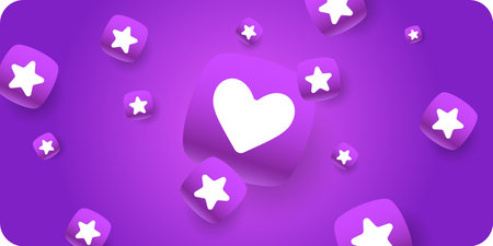 A cute abstract background for a romantic message. Elements for the design. Vector illustration.のイラスト素材