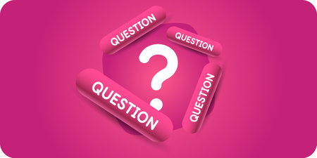 Help in solving the problem. A poster with question mark. A question that needs an answer. Elements for transmitting information. Modern graphics for design.のイラスト素材
