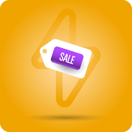 An image to advertise the sale. Poster for advertising discounts. Vector graphics in a modern style.のイラスト素材