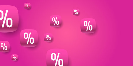 An image to advertise the sale. Poster for advertising discounts. Vector graphics in a modern style.のイラスト素材