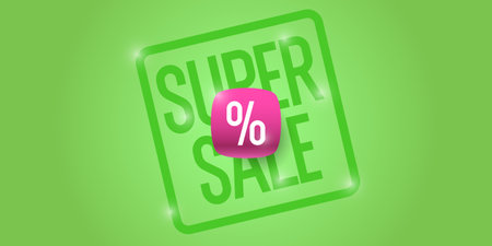 An image to advertise the sale. Poster for advertising discounts. Vector graphics in a modern style.のイラスト素材