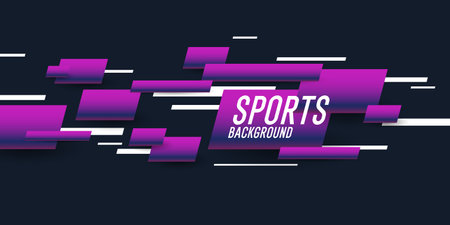 Modern colored poster for sports. Vector illustrationのイラスト素材