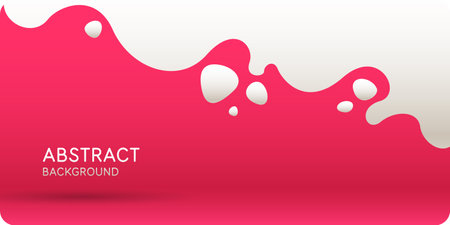 Modern backgrounds with abstract elements and dynamic shapes. Compositions of colored spots. Vector illustration. Template for design and creative ideas.のイラスト素材