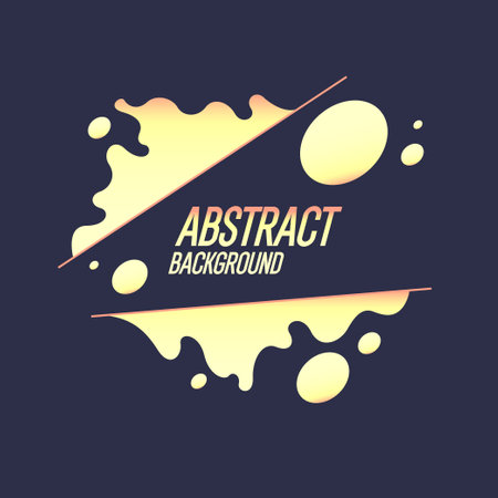 Modern backgrounds with abstract elements and dynamic shapes. Compositions of colored spots. Vector...