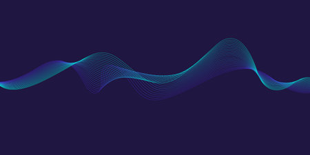 Beautiful background with flowing lines. Abstract elegant lines. The flow movement. Vector...