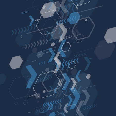 Composition with geometric shapes. Abstract background for design. A template for advertising in a modern style. Stylish illustration for the poster. Trendy stylish graphicsのイラスト素材