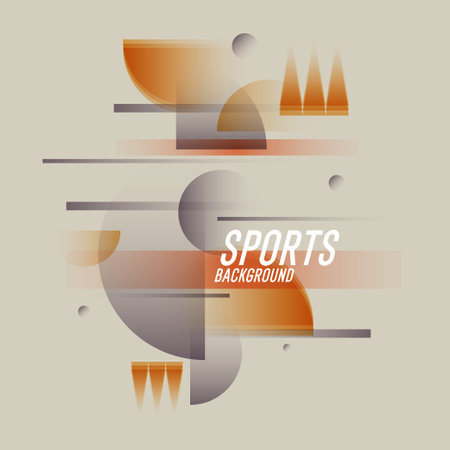 Abstract background with bright transparent shapes. Composition and different shapes.のイラスト素材