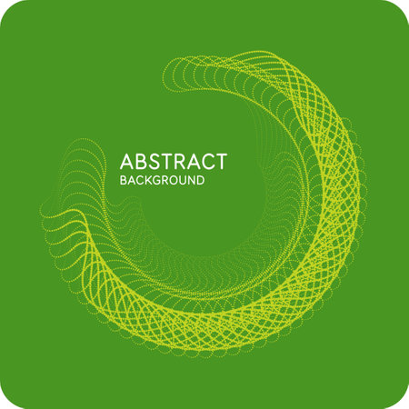 A template for posting information. The illustration allows you to place the title. Simple geometric style. The image consists of particles.のイラスト素材