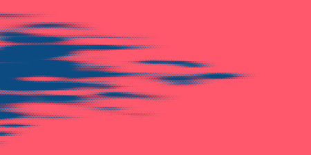 Abstract halftone background. Beautiful bright background in a flat style. The illustration consists of round particles.のイラスト素材