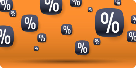 An image to advertise the sale. Poster for advertising discounts. Vector graphics in a modern style.のイラスト素材