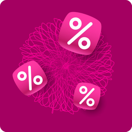 An image to advertise the sale. Poster for advertising discounts. Vector graphics in a modern style.のイラスト素材