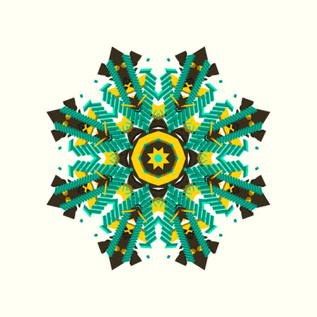 Abstract background in a modern trendy style. Poster with simple flat organic shapes, geometric shapes and lines. Compositions of color spots. Vector illustration.のイラスト素材
