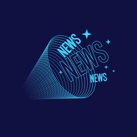 Hot news sign. Icon for social networks. Vector element for a blog.のイラスト素材
