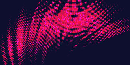 Beautiful abstract background with colorful particles background. An effective template for placing text and information. Graphic elements for design. Background for creative work.のイラスト素材