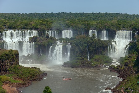great Iguazu Falls. Natural Wonder of the World. Argentinaの写真素材