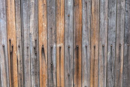 Grunge Wood panels for background old doorの写真素材