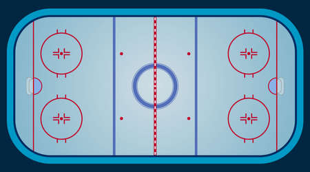 Rink. Ice skating rink. Winter sports. Tournaments and Championshipsのイラスト素材